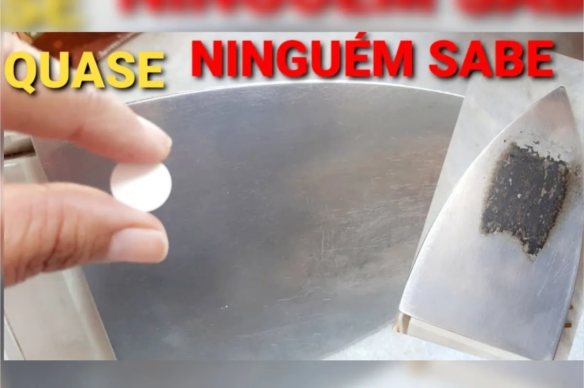 Como limpar ferro de passar com um jeitinho incrível que você nunca imaginou