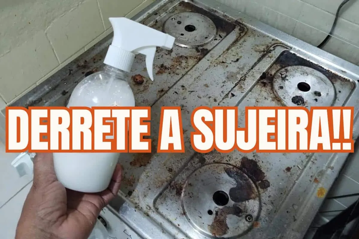 Como limpar fogão engordurado: tira toda a gordura queimada e deixa brilhando rapidinho