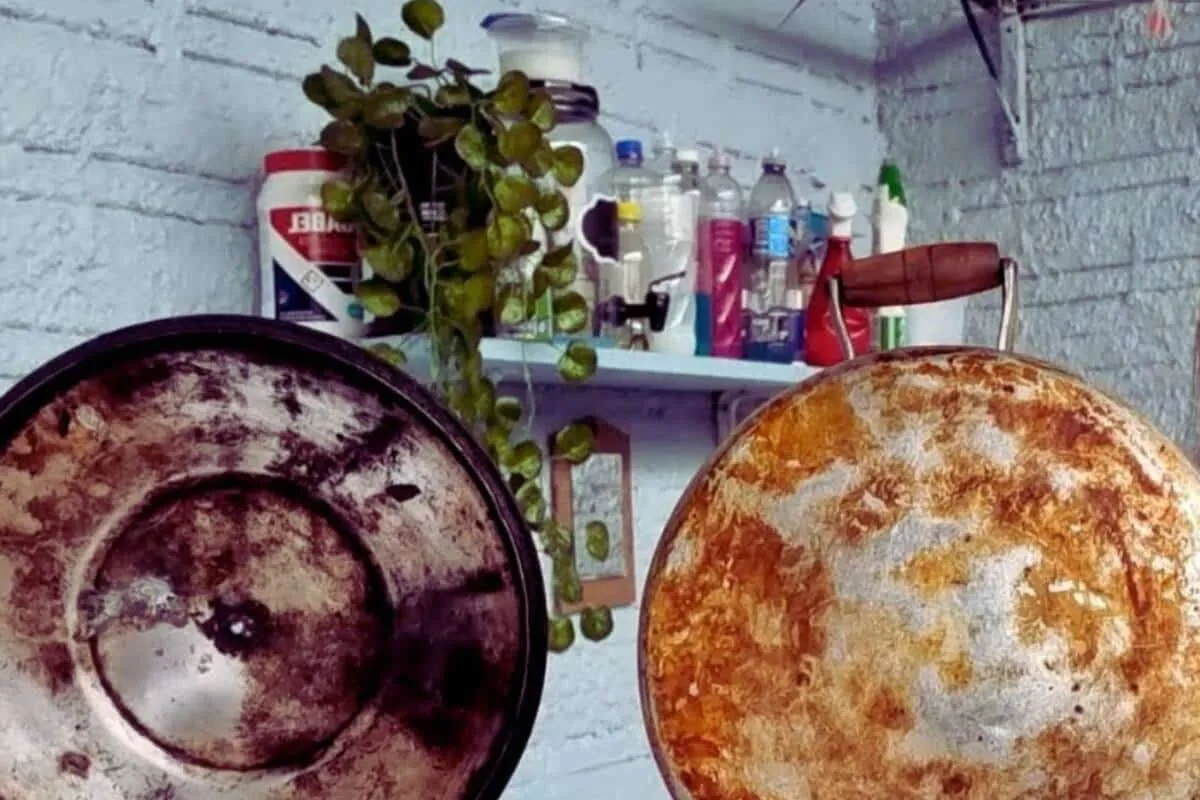 Como limpar panela engordurada: misturinha com bicarbonato que derrete toda gordura