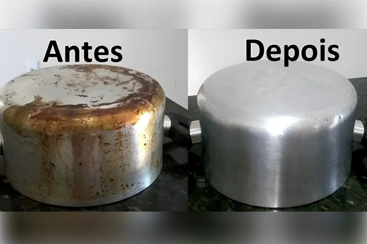 Como limpar panela queimada usando apenas 3 ingredientes que você já tem em casa