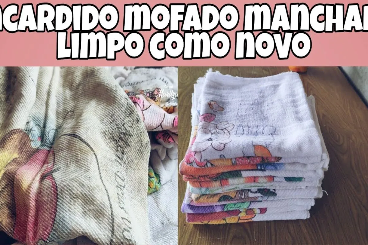 Como limpar pano de prato encardido: truque caseiro que deixa os panos branquinhos