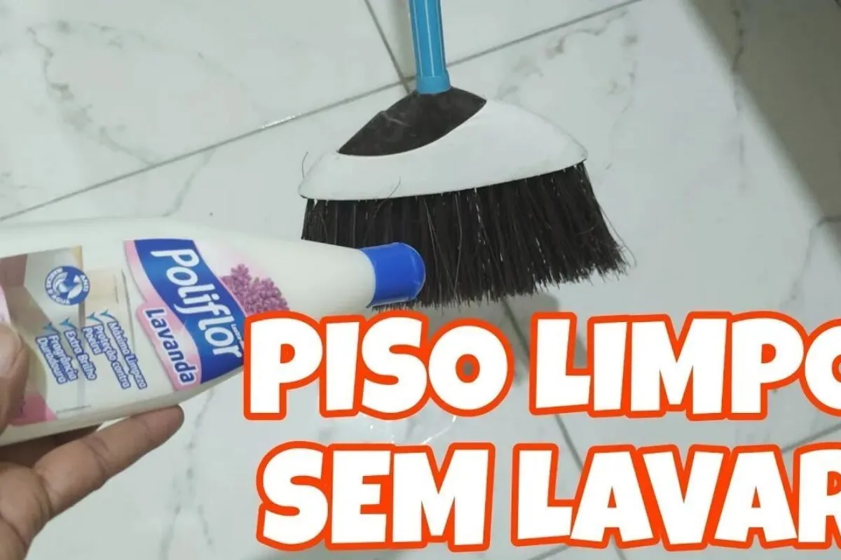 Como limpar piso encardido com truque caseiro simples que remove sujeira na hora