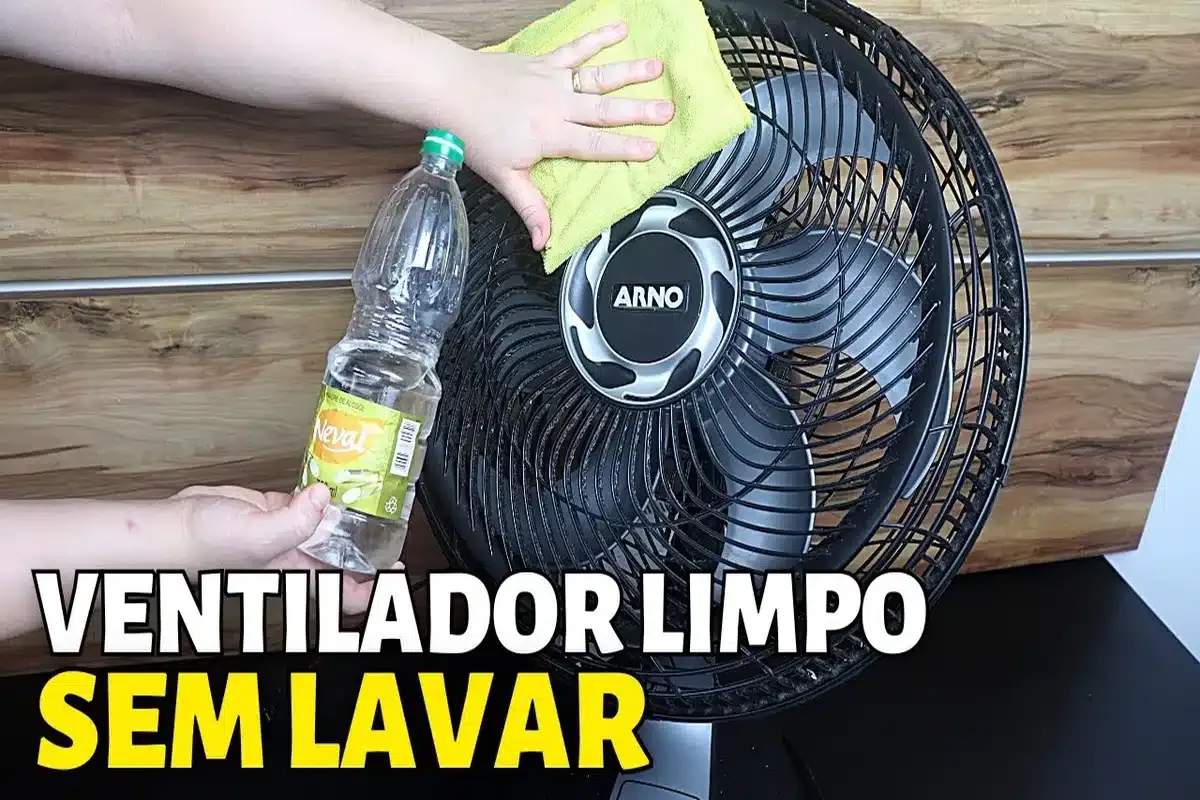 Como limpar ventilador nessa onda de calor sem precisar desmontar inteiro