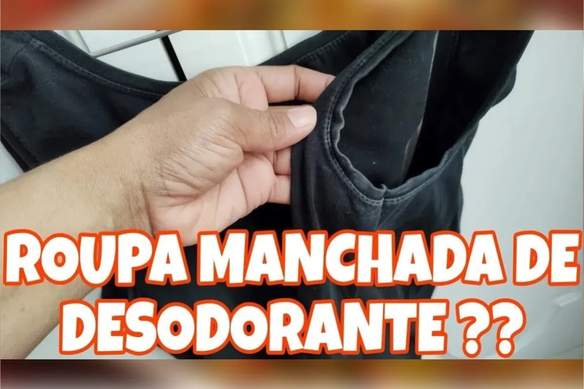 Como tirar mancha de desodorante da roupa sem desbotar o tecido esfregando