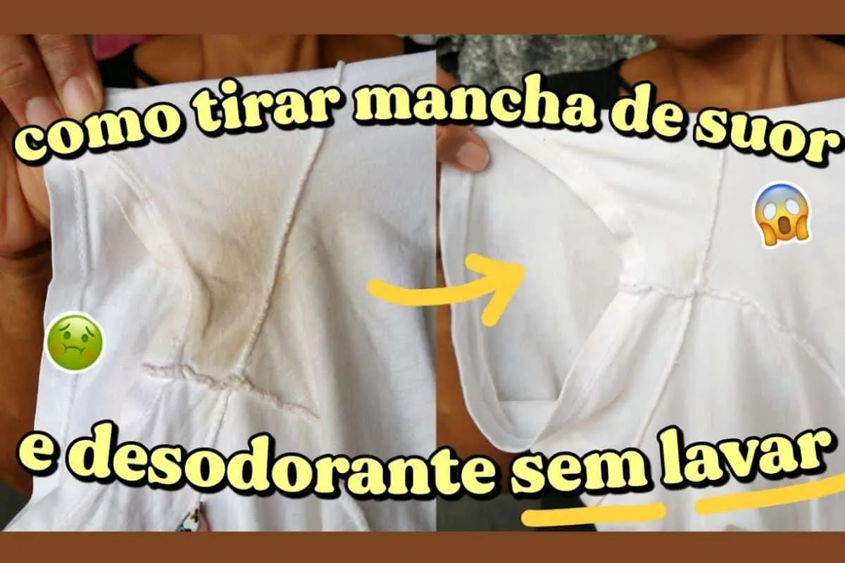 Como tirar manchas de desodorante de roupas brancas e sem desbotar as coloridas