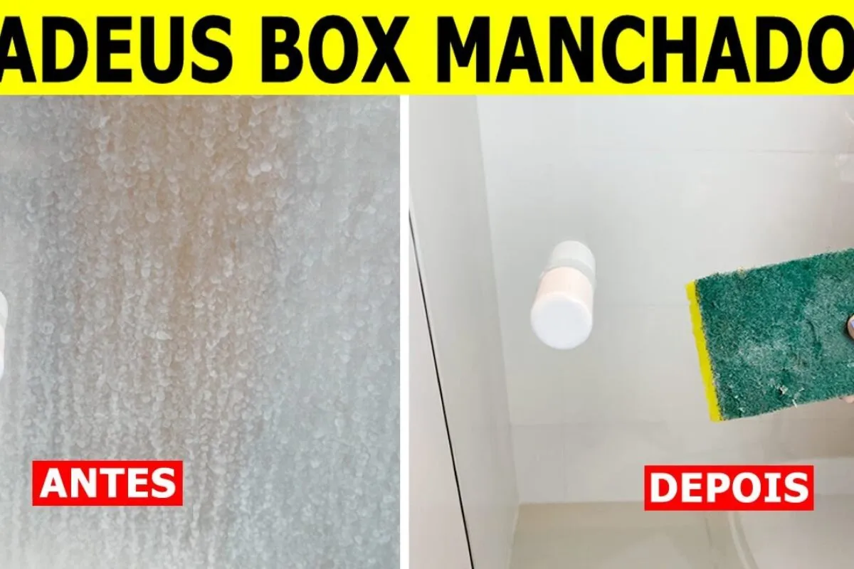Como tirar manchas do box do banheiro: dica infalível e super fácil de fazer