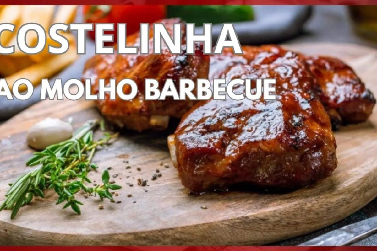 Costelinha ao molho barbecue: ótima pedida para seu almoço de hoje ou do fim de semana