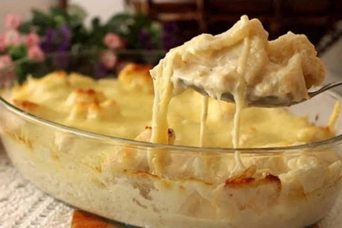 Couve-flor gratinada: receita fácil que deixa a hora do seu almoço muito mais gostosa