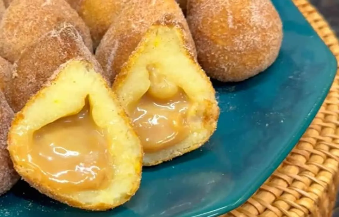 Coxinha de doce de leite: tão gostosa que não dá para comer uma só