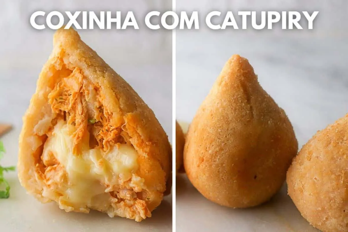 Coxinha de frango com catupiry: essa massa fica uma beleza e não encharca de óleo