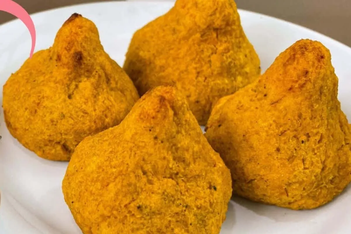 Coxinha saudável com poucas calorias, perfeita para comer à vontade sem peso na consciência