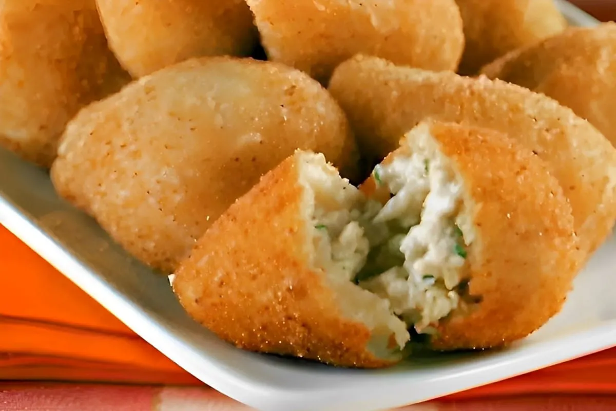 Coxinha sem massa a coxinha mais fácil do mundo fica pronta em minutos e é uma delícia