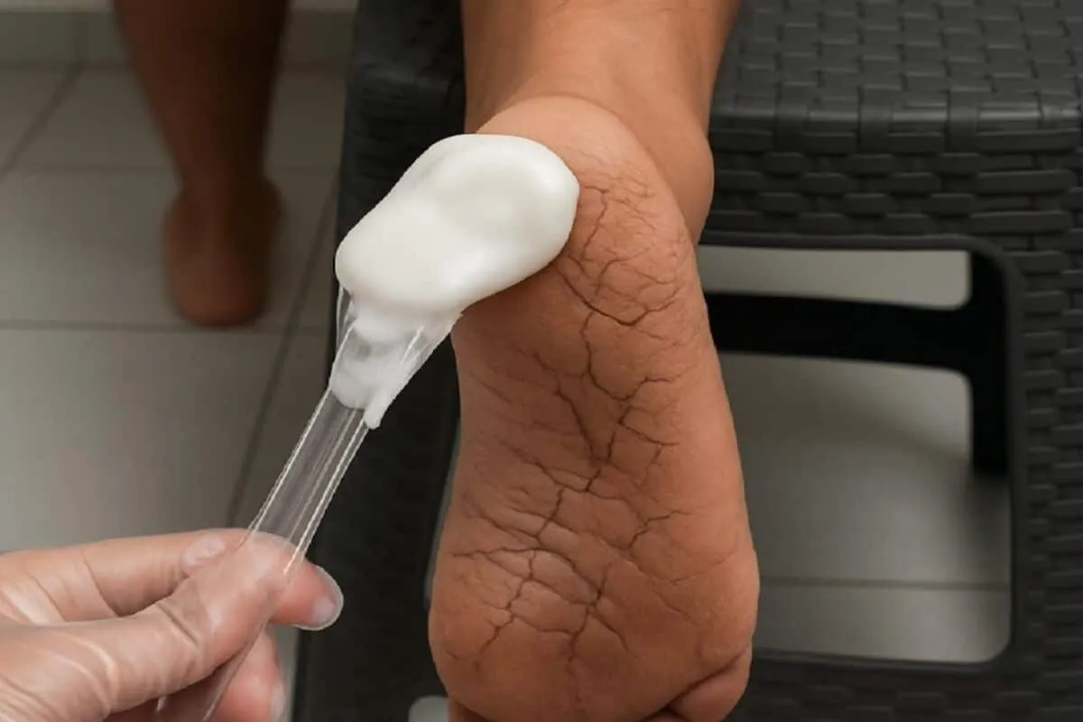 Creme caseiro para rachaduras dos pés que deixa teus pés lisos novamente em pouco tempo