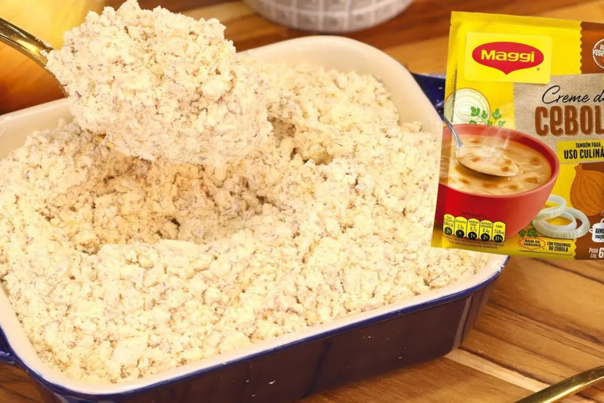 Creme de cebola caseiro fácil e barato que rende muito e dá mais sabor a seus pratos