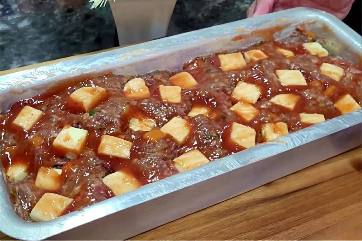 Depois que fiz esse bolo de carne moída nunca mais fiz almôndegas na minha vida