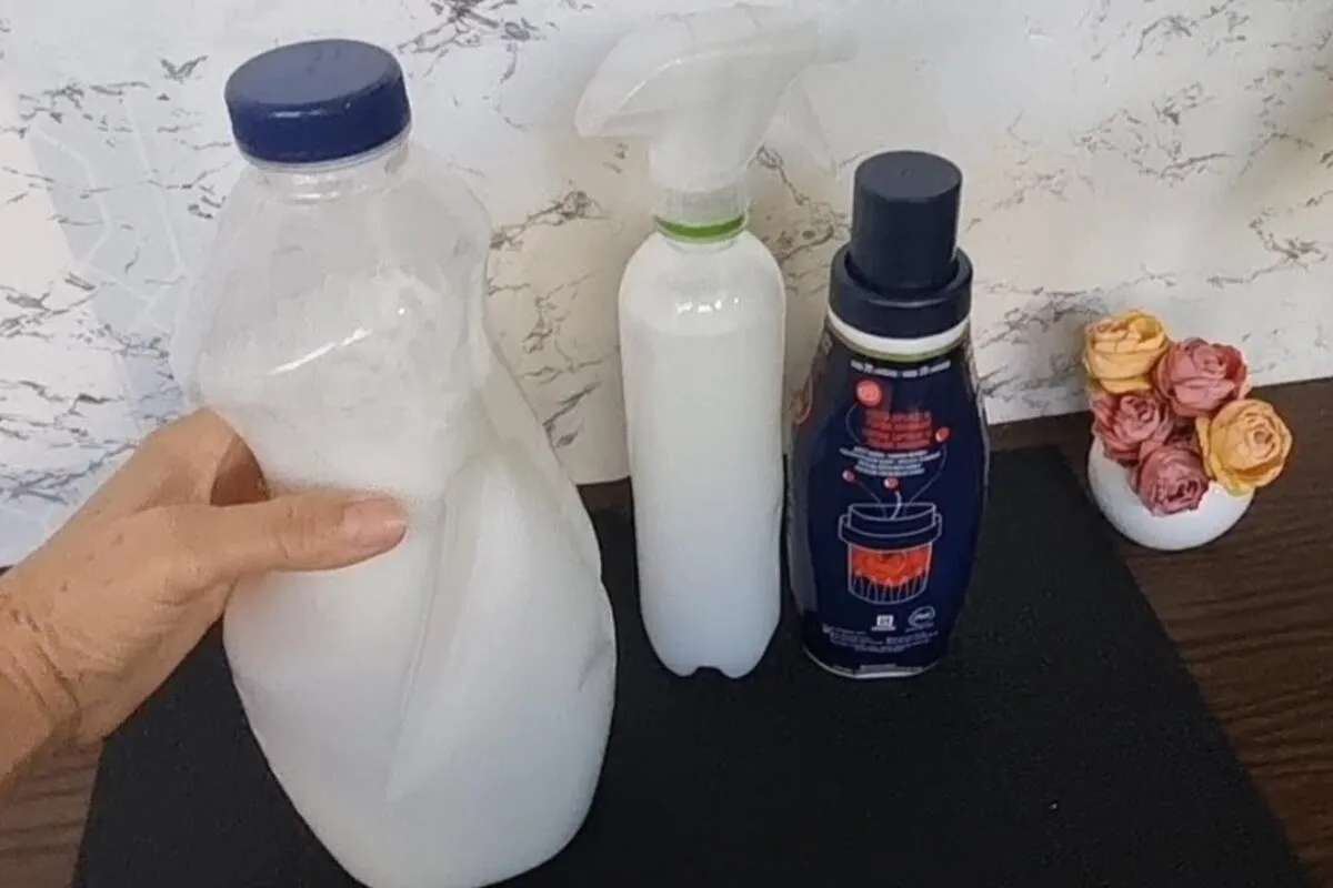 Descobri como fazer amaciante caseiro muito concentrado e perfume maravilhoso