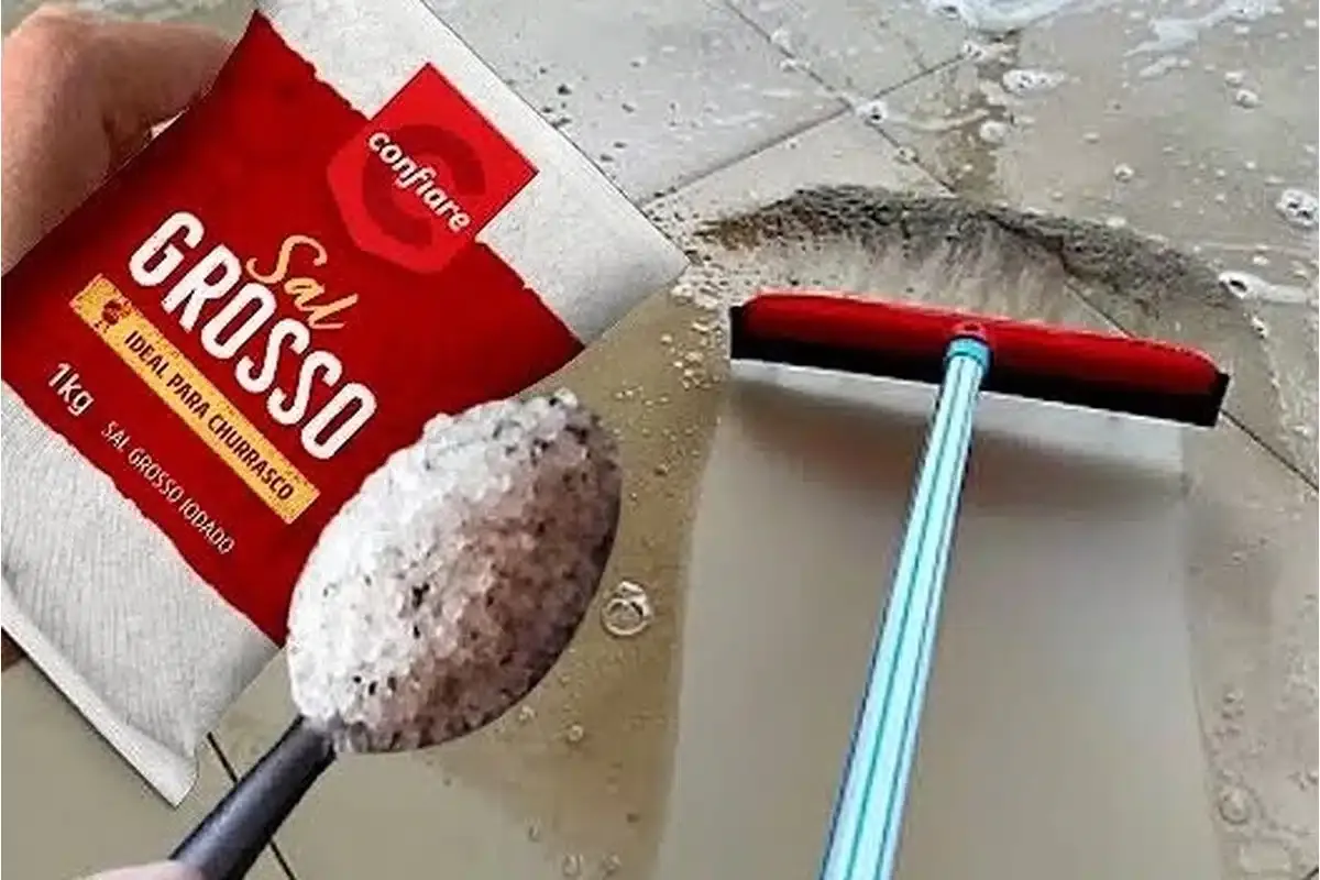 Descobri como limpar piso encardido de um jeito super fácil e sem produto de limpeza caro