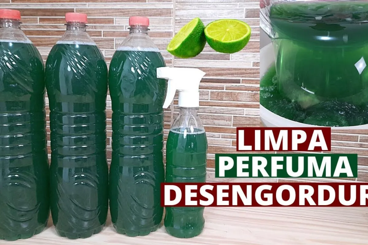 Desinfetante de limão caseiro que além de limpar e desengordurar deixa sua casa super cheirosa