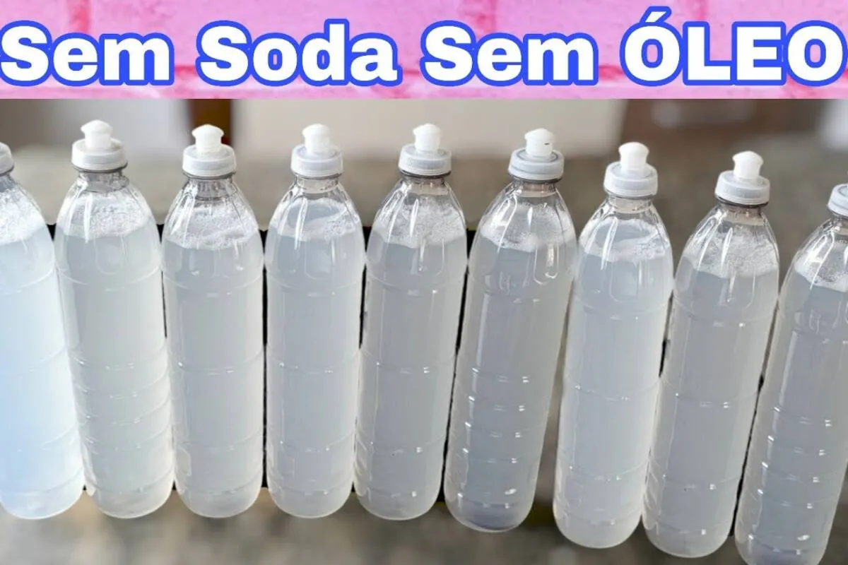 Detergente caseiro: não precisa de soda e só vai 3 ingredientes