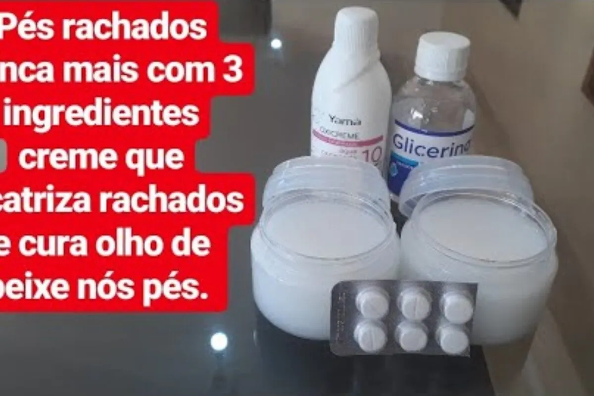 Dica caseira para fazer um creme para rachaduras dos pés que vai surpreender você
