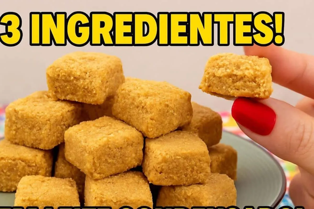 Docinho de paçoquinha diferente de todos que você já viu: a vontade é não parar de comer
