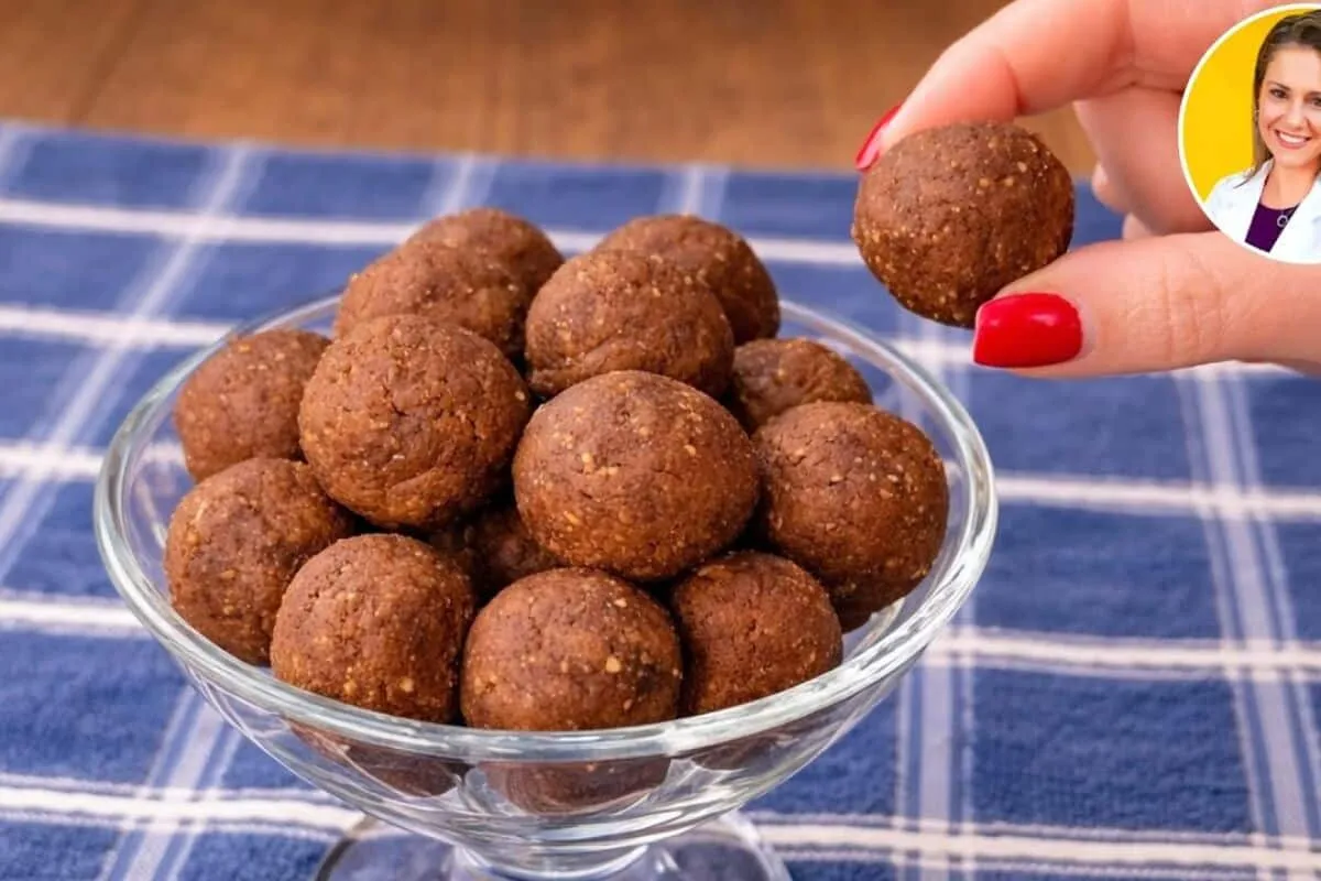 Docinho low carb: que você faz com apenas 4 ingredientes e sem usar o fogo, de um jeito rápido