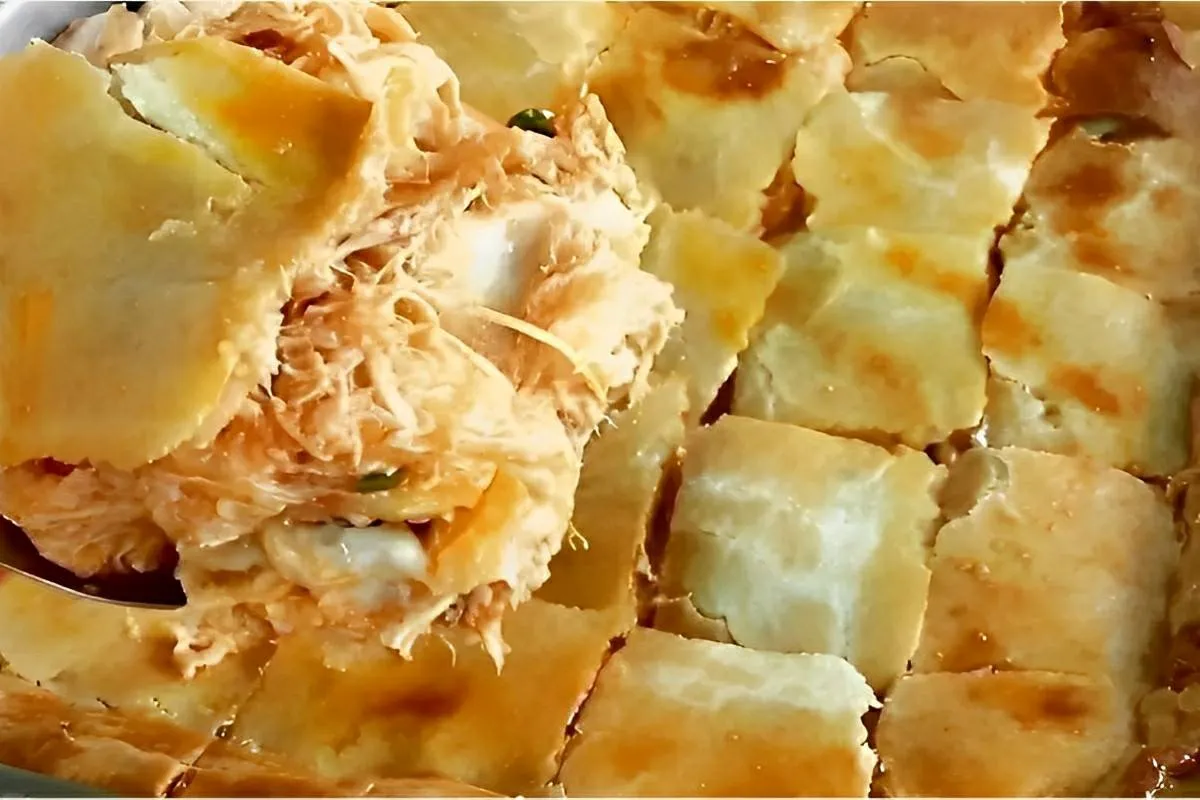 Empadão de frango com massa que desmancha na boca uma delícia para qualquer dia