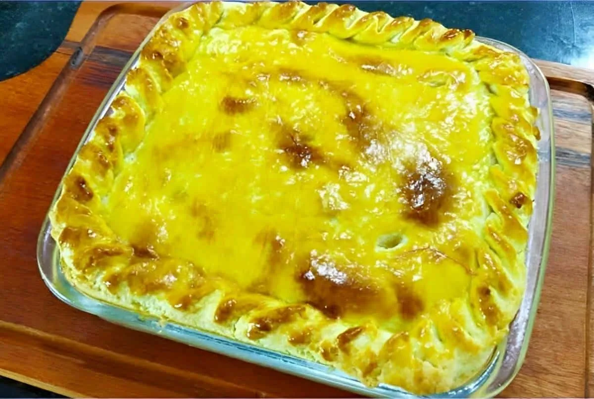 Empadão de minuto um empadão prático que você não perderá tempo com o recheio