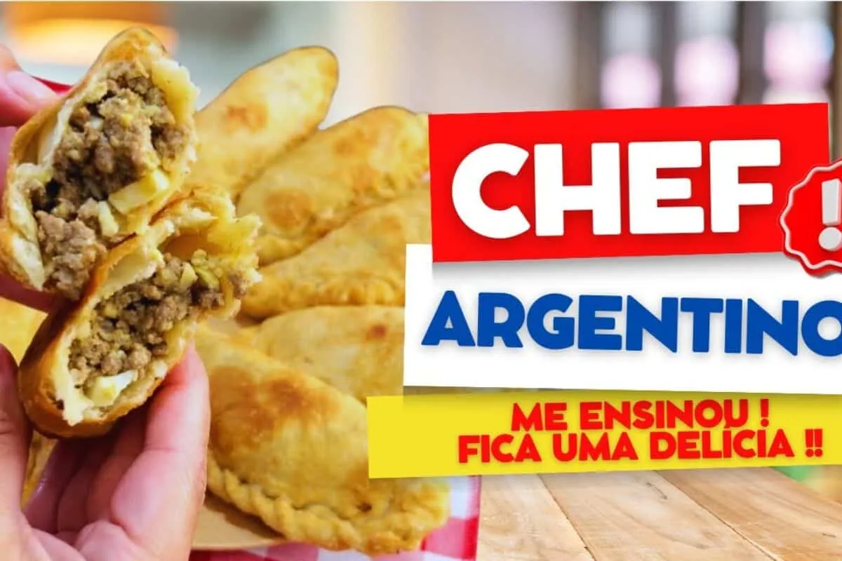 Empanadas argentinas fritas que ficam bem sequinhas e crocantes para você servir no lanche