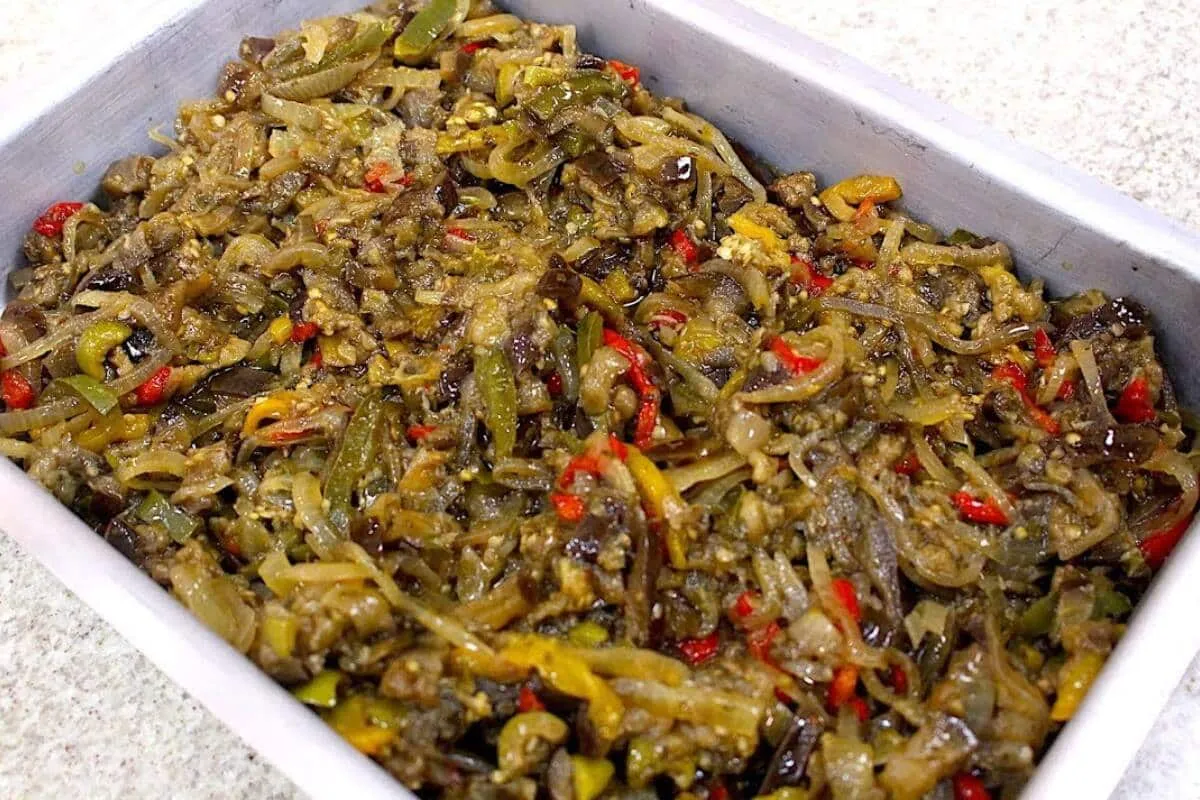 Essa é a melhor caponata de berinjela que já fiz para o dia das mães