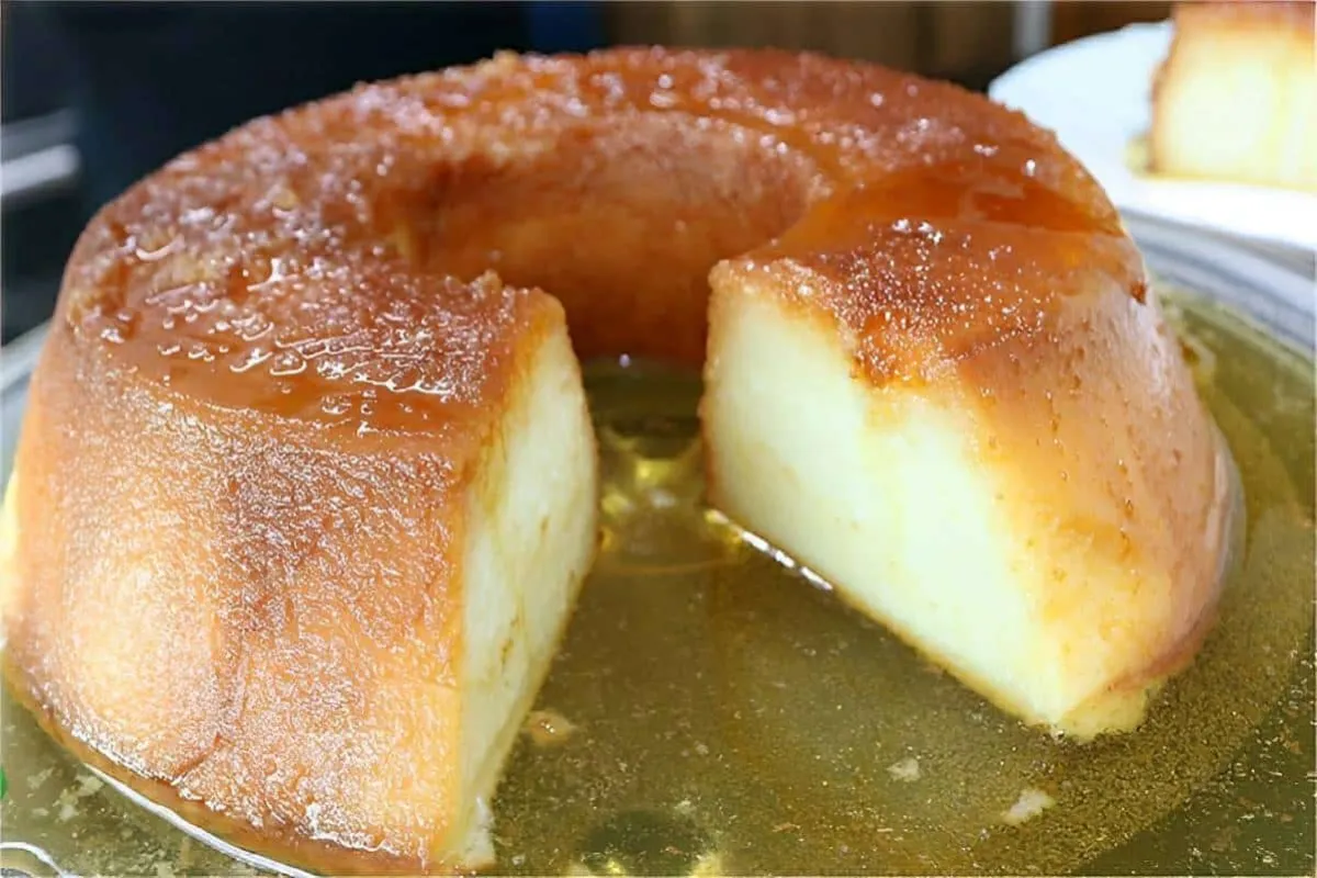 Esse pudim é feito com ingredientes que você não vai acreditar e fica maravilhoso
