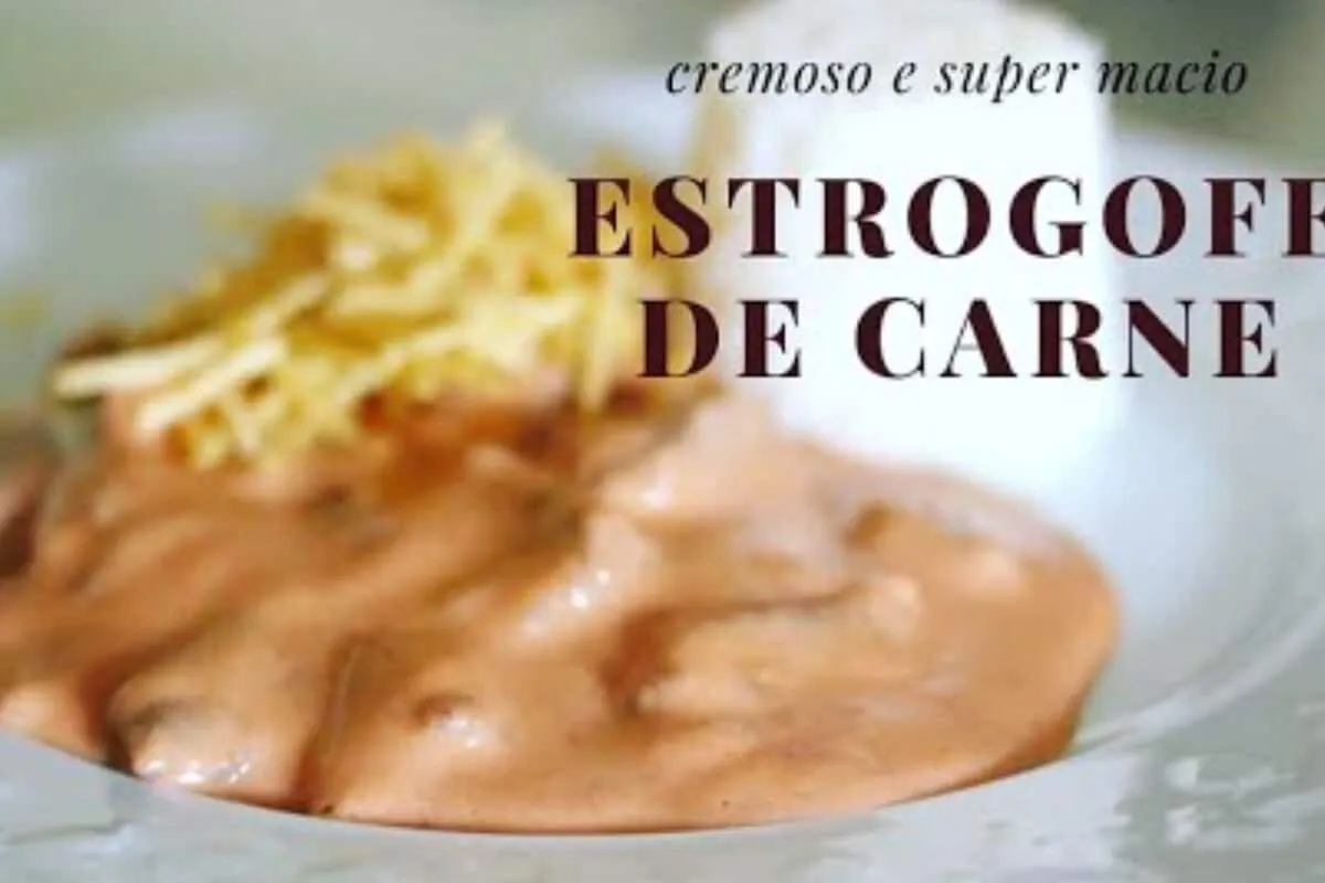 Estrogonofe de carne cremoso, uma receita de restaurante para fazer com praticidade na sua casa