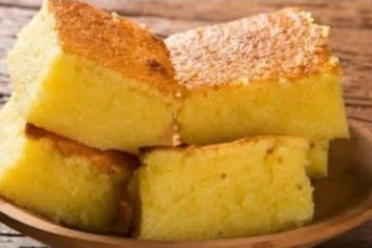 Famoso bolo pamonha com sabor de milho verde irresistível para o seu café de fim de ano