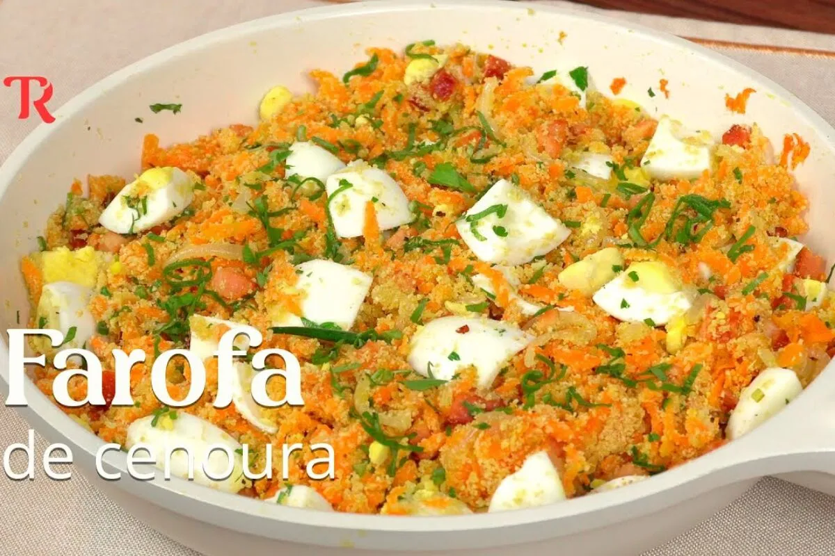 Farofa com cenoura e bacon: a receita fácil e deliciosa que não pode faltar na sua mesa de fim de ano