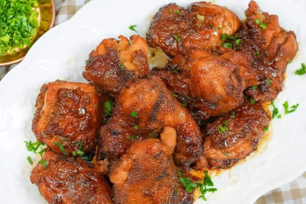 Frango caramelizado para completar sua mesa de ceia de natal