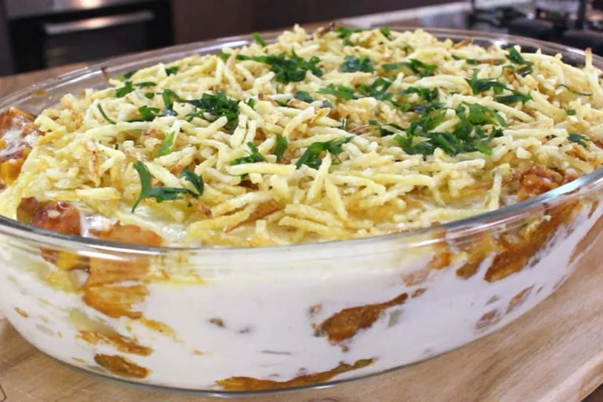 Frango com batata super cremoso e fácil de fazer, uma receita prática para o seu dia a dia