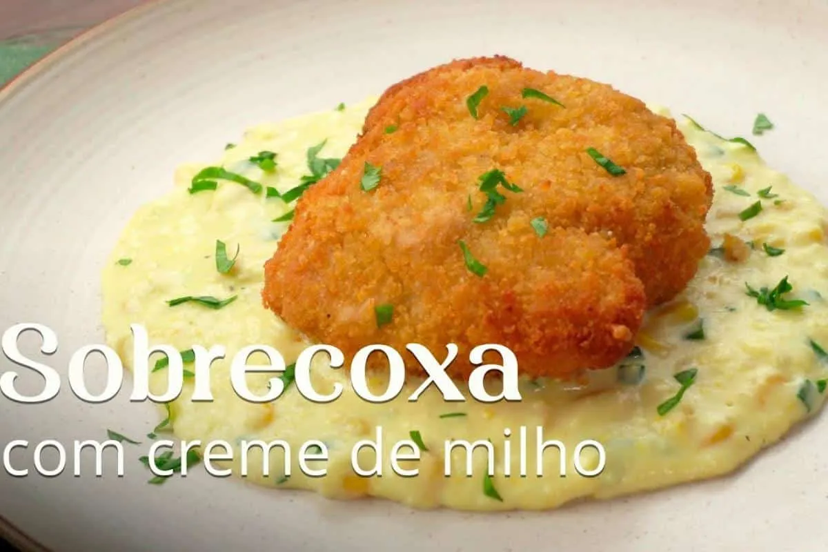 Frango com creme de milho que parece prato de restaurante de tão perfeito