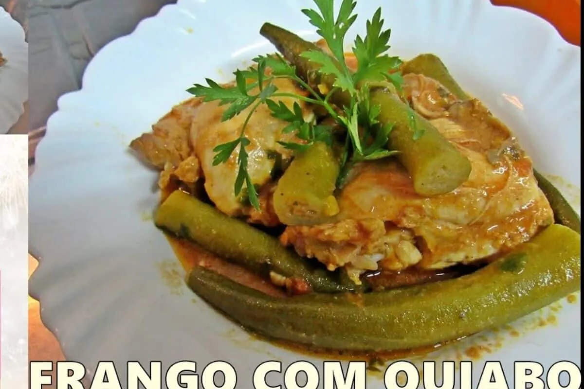 Frango com quiabo bem temperado: receita mineira do jeitinho tradicional