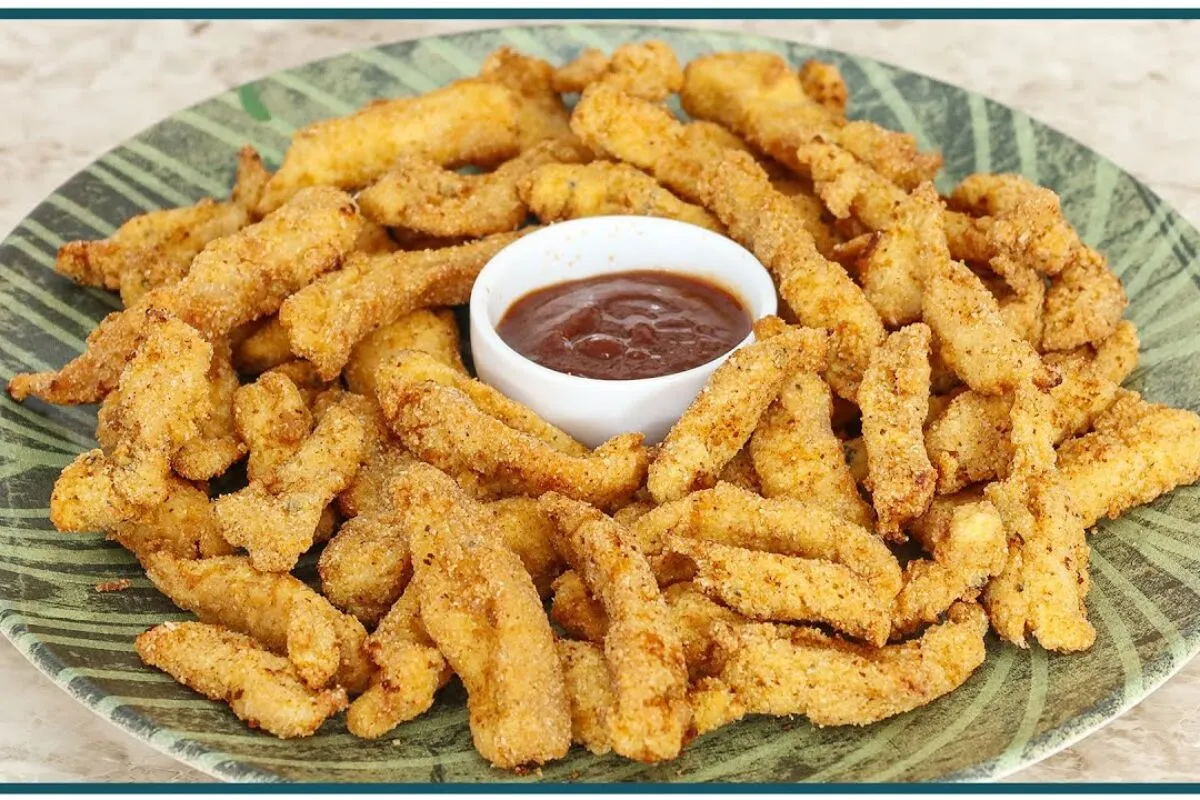 Frango empanado, que fica super crocante e sequinho e vai surpreender toda a sua família