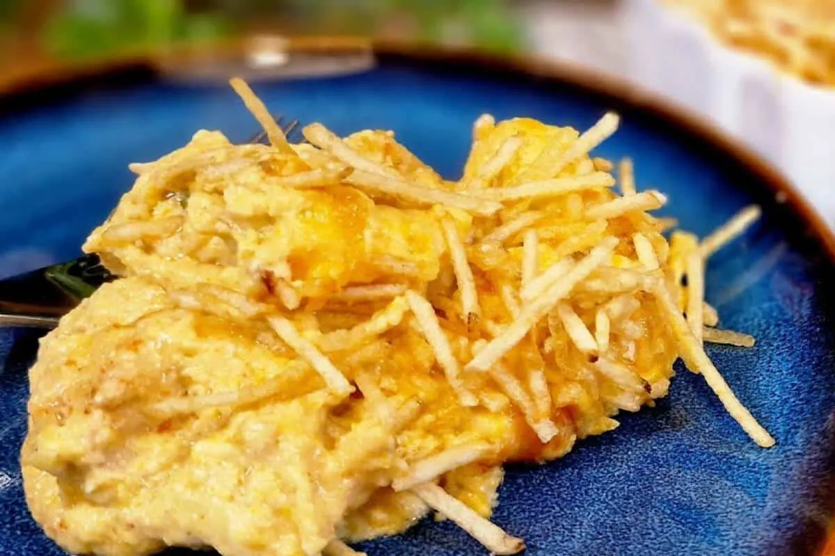Fricassê de frango de restaurante que fica cremoso no ponto correto