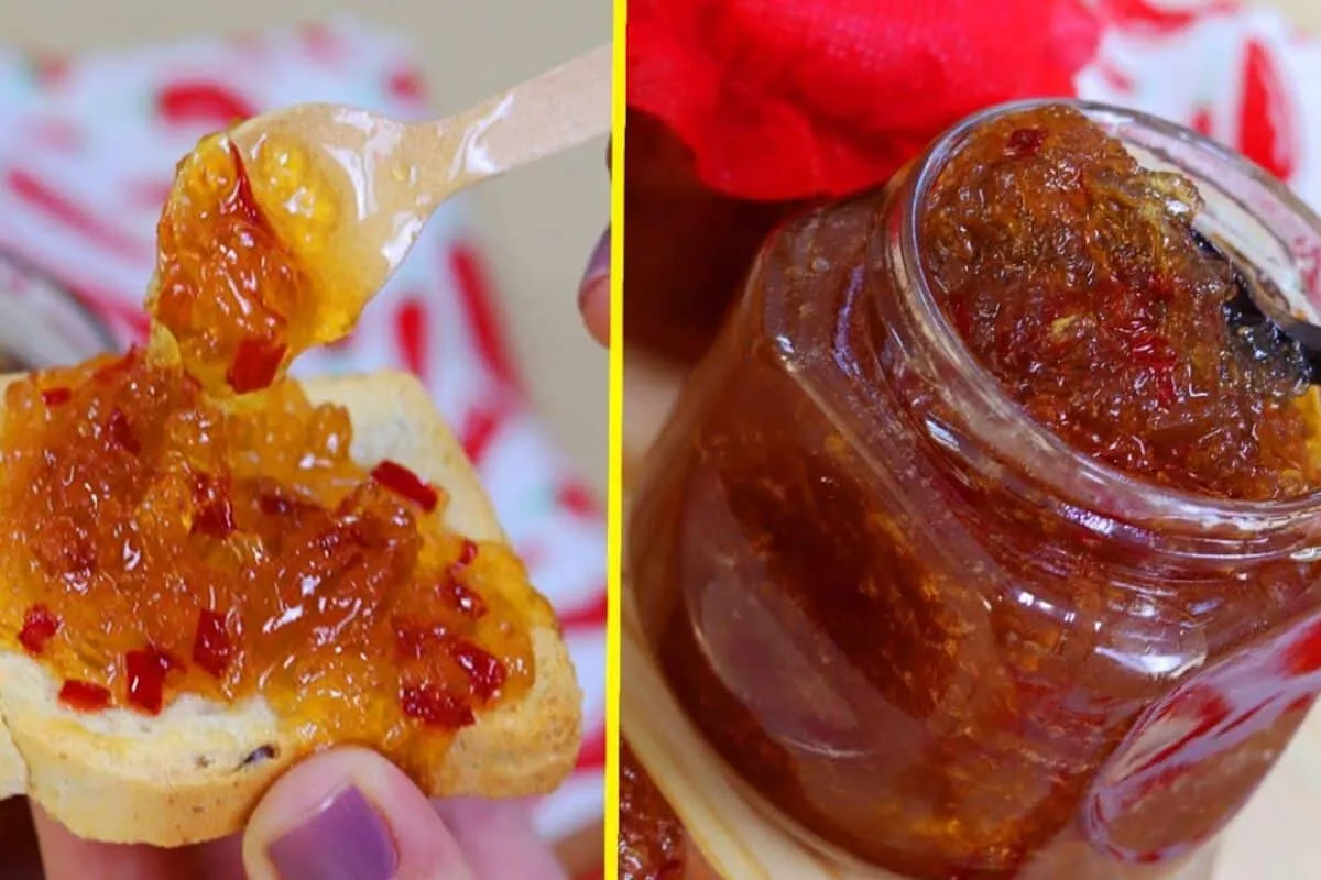 Geleia de pimenta pronta em 10 minutos, doce e picante na medida certa