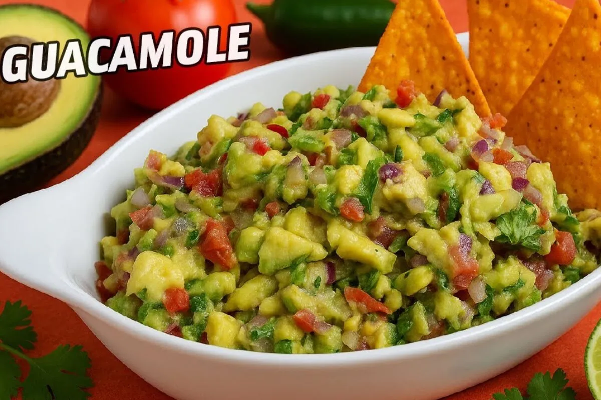 Guacamole mexicana fácil: receita original perfeita para servir com torradas