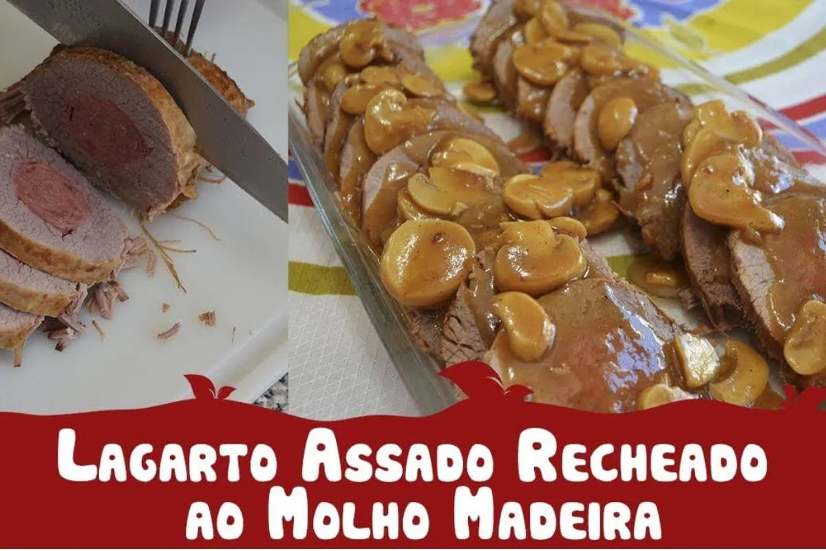 Lagarto ao molho madeira que faz o maior sucesso nos buffets de festas
