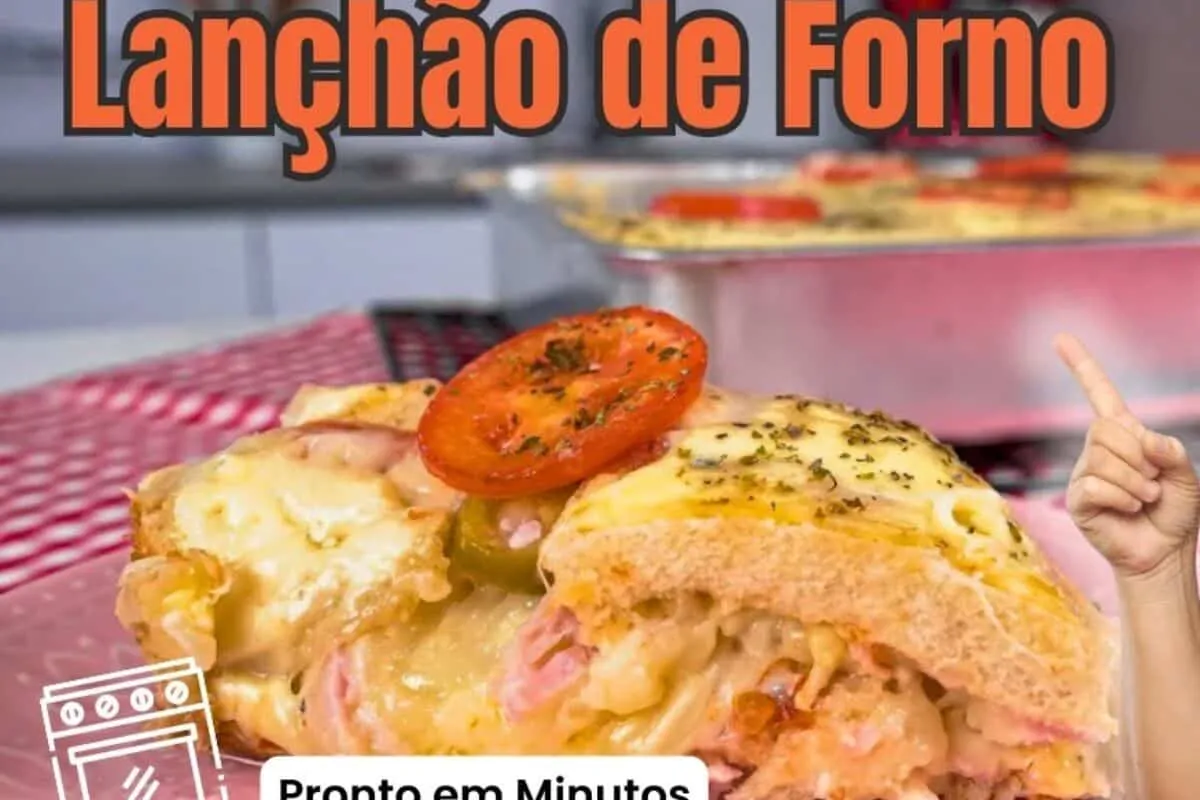 Lanchão de forno completo, saboroso e muito prático, perfeito para conquistar toda a família