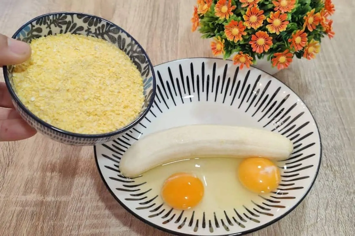 Lanche de flocão que faço no café da manhã no lugar do pãozinho francês
