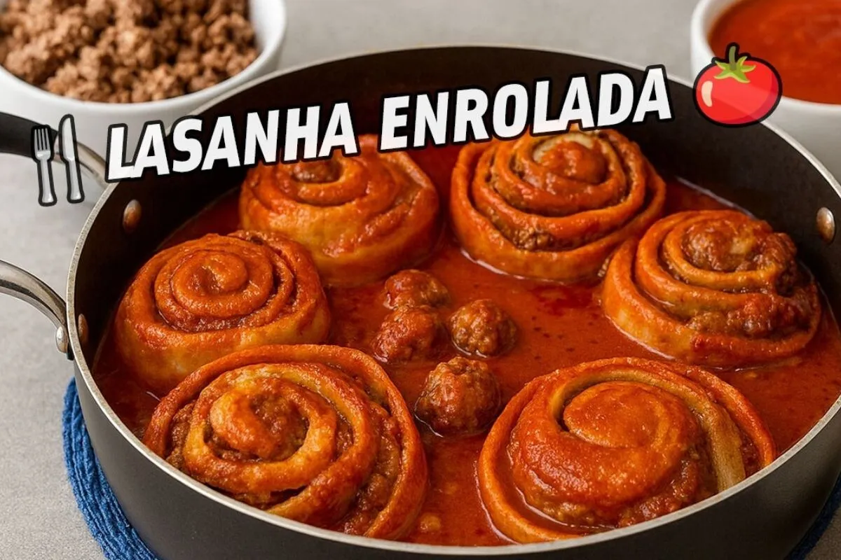 Lasanha caracol: uma receita diferente e muito saborosa para inovar no seu almoço ou jantar