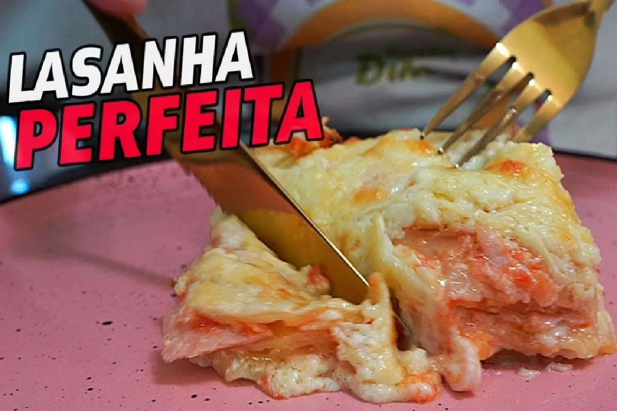 Lasanha com massa diferente: de presunto e queijo para fazer na hora do almoço