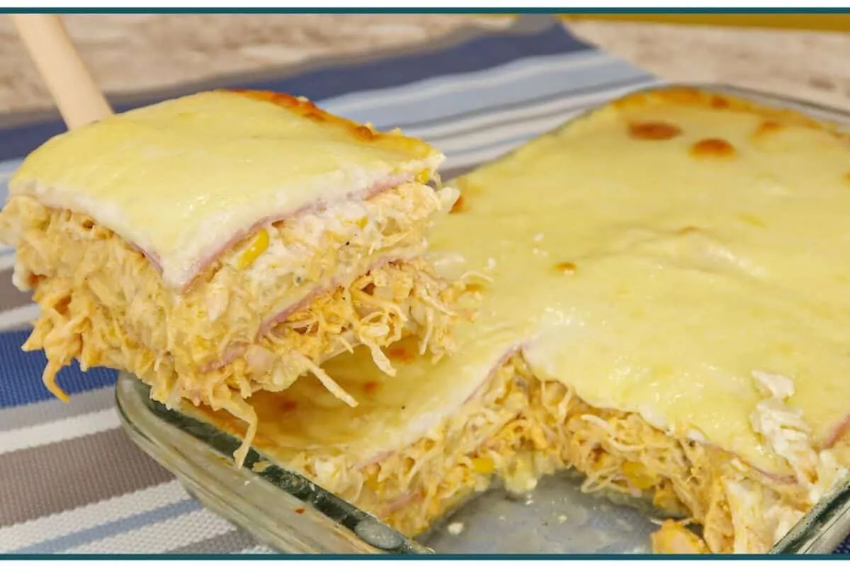 Lasanha de frango com molho de queijo: a receita cremosa e deliciosa que agrada a toda a família