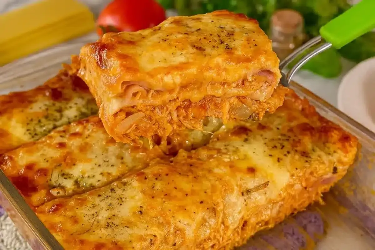 Lasanha de frango cremosa: aprenda do zero a fazer o prato mais gostoso e cremoso para servir no seu almoço de Natal.