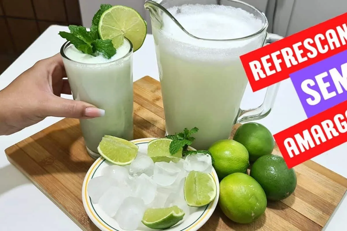 Limonada suíça cremosa e com um segredo para não amargar